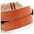 Borsa Tote Mini GUCCI Sherry Line Beige Arancione Porpora - vista 20