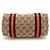 Borsa Tote Mini GUCCI Sherry Line Beige Arancione Porpora - vista 4