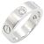 Anel Love da Cartier em ouro branco 18K Prata