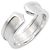 Cartier C2 Ring mit Silberband