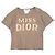 Baby T-Shirt 'Miss Dior' Print Dior by Galliano 2000er