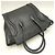 Luggage Céline Celine Leder Tote Bag Schwarz - Ansicht 3