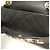 Borsa a tracolla Chanel in agnello nero - vista 12