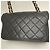 Borsa a tracolla Chanel in agnello nero - vista 13