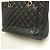 Timeless Borsa Tote Chanel in pelle di vitello martellata nera con catena Nero - vista 9