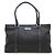 Borsa Tote Gucci in tela GG nera e pelle Nero - vista 2
