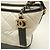 Borsa a Spalla Gabrielle de Chanel Nero Bianco - vista 12