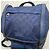 Zaino Gucci Guccissima in nylon blu navy - vista 6