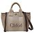 Chloé Chloe Carry Small Tote Bag Braun Anthrazitgrau - Ansicht 2