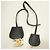 Borsa a tracolla vanity case Chanel CC Filigree Nero - vista 17