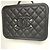 Borsa a tracolla vanity case Chanel CC Filigree Nero - vista 9