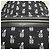Zaino Saint Laurent Classic Hunter Nero Bianco - vista 8