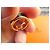 Hermès Olympe Ring Schwarz Leder Gold Größe 52 Golden - Ansicht 6