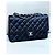 Timeless Borsa Chanel Classic Flap in pelle caviar nera Nero - vista 4