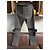 Calça Chanel de lã cinza com laços de cetim preto - vista 9