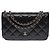 Borsa CHANEL Wallet on Chain in Pelle Nera - 103722 Nero
