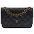Borsa CHANEL Wallet on Chain in Pelle Nera - 103721 Nero - vista 3
