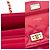 Bolsa CHANEL Wallet on Chain em Couro Rosa - 103723 - vista 6