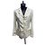 Blazer Prada Vintage con stampa astratta 100% lino – Made in Italy (IT 46)