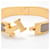 Hermès Bracelet Hermes Bangle Clic Clac PM GP Doré Plaqué Beige  - view 4