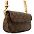 Portafoglio con catena Louis Vuitton Monogram Wallet-on-Chain Ivy Marrone - vista 2