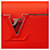 Borsa Louis Vuitton Capucines BB Rosso - vista 10