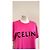 Céline Camiseta Celine Paris Logo Rosa - vista 2