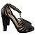Scarpe con cinturino in vernice nera Chanel Nero