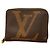 Monogram Giant Zippy de Louis Vuitton Castaño