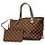 Borsa Tote Louis Vuitton Damier Neverfull PM Damier ebene
