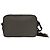 Borsa a tracolla in pelle grigia Saint Laurent Marrone - vista 3