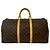 Borsa Boston Louis Vuitton Vintage Keepall 50 Monogram Leather Marrone