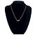 Collana Christian Dior con motivo logo CD placcata oro D'oro - vista 2