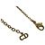 Collana Christian Dior con motivo logo CD placcata oro D'oro - vista 4