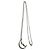 Tiffany & Co Collana Tiffany Vintage Crescent Moon Argento