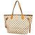 Borsa Tote Louis Vuitton Damier Azur Neverfull MM Bianco