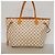 Borsa Tote Louis Vuitton Damier Azur Neverfull MM Bianco - vista 11