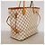 Borsa Tote Louis Vuitton Damier Azur Neverfull MM Bianco - vista 2