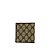 Cartera de cuero con patrón GG Vintage Gucci Castaño - vista 2
