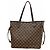 Borsa Tote Louis Vuitton Damier Neverfull MM Damier ebene