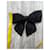 Accessorio per capelli fiocco Chanel in seta nero  - vista 8