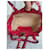 Sac cabas Valentino Garavani Rockstud en cuir petit, rouge  - vue 14