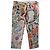 Blumarine Caprihose mit Blumenprint Braun Schwarz Pink Weiß Blau Mehrfarben Grün Orange Gelb