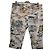 Pantalones cropped con estampado animal Blumarine Blanco Multicolor Estampado de leopardo