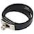 Hermès Pulseira Kelly Double Tour em couro HERMES Preto Prata  - vista 1