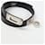 Hermès Pulseira Kelly Double Tour em couro HERMES Preto Prata  - vista 4