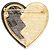 Spilla a Cuore con Strass Yves Saint Laurent D'oro Metallico - vista 6