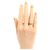 Tiffany & Co Tiffany 18K Roségold Milgrain Ring - Ansicht 7