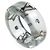 Anello Louis Vuitton GP Resin x Strass Sparks Argento Blu - vista 2