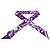 Lenço Louis Vuitton Bandeau BB LV Star Sign Sagittarius Roxo